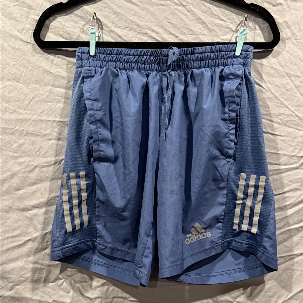 Adidas Sky Blue Running Shorts 7 inch Inseam